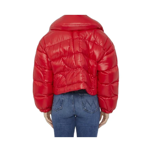 Patou Zip-Up Cropped Puffer Jacket