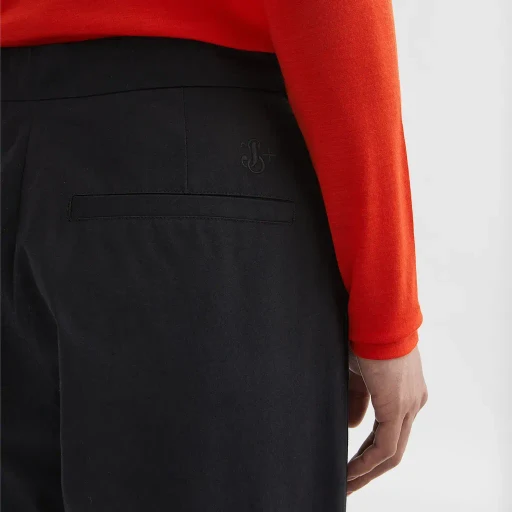 Cotton Tapered Trousers