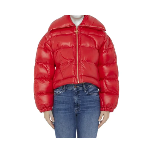 Patou Zip-Up Cropped Puffer Jacket