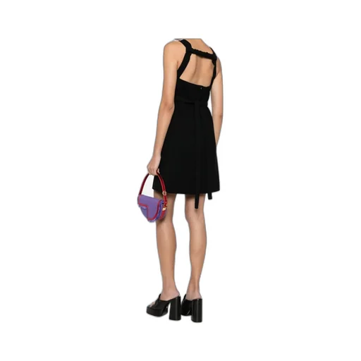 Halterneck Wool Minidress