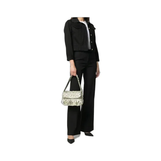 Patou Logo Embroidered Denim Jacket