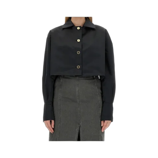 Patou Cropped Fit Buttoned Jacket