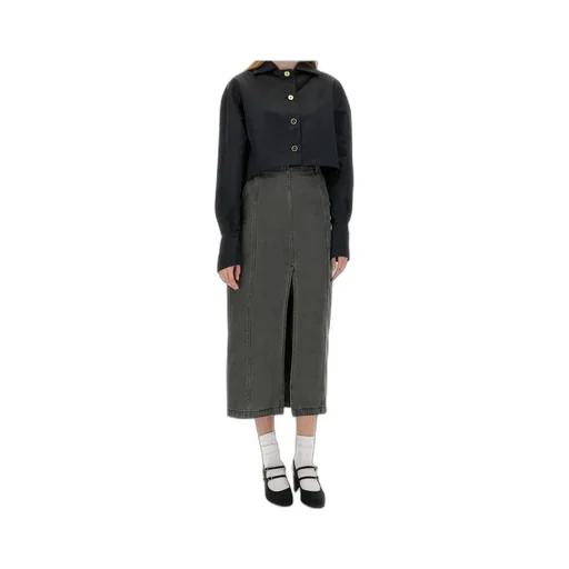 Patou Cropped Fit Buttoned Jacket