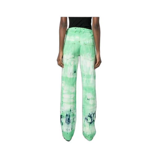 Tie-Dye Wide-Leg Jeans