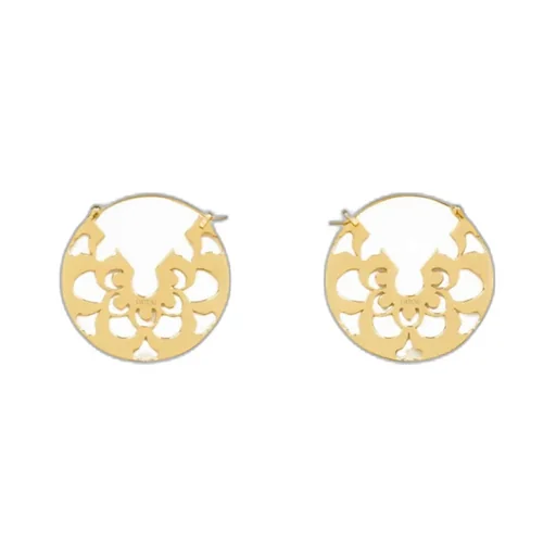 Hollow Hoop Earrings