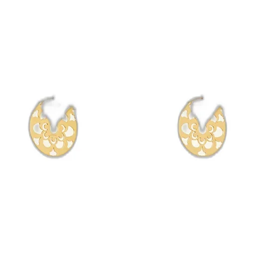 Hollow Hoop Earrings
