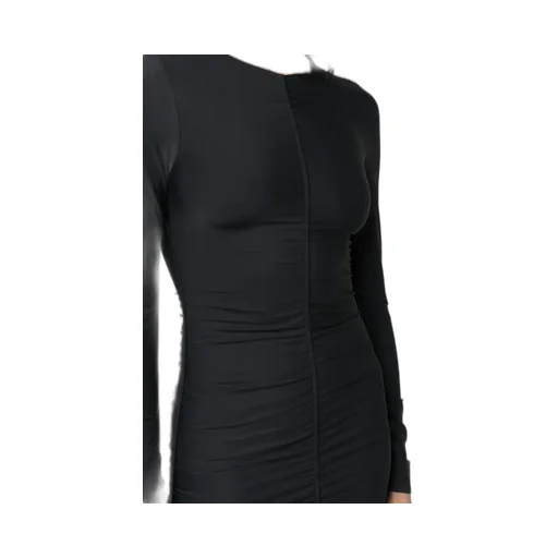 Reina Olga Master Viper Long-Sleeve Mini Dress