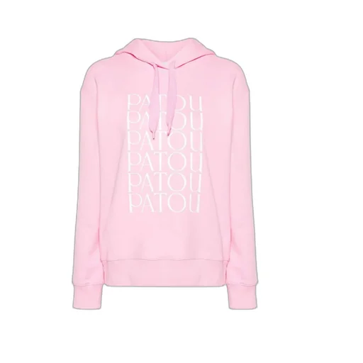 Patou Logo Printed Drawstring Hoddie