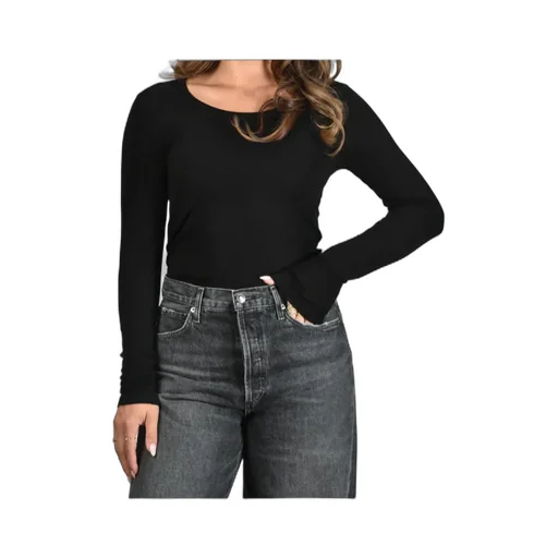 Scoop-Neck Lyocell-Blend Jumper