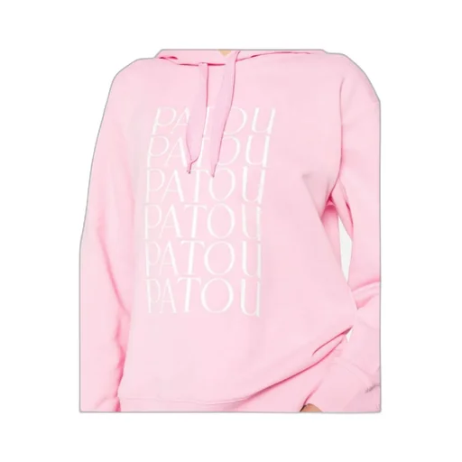 Patou Logo Printed Drawstring Hoddie