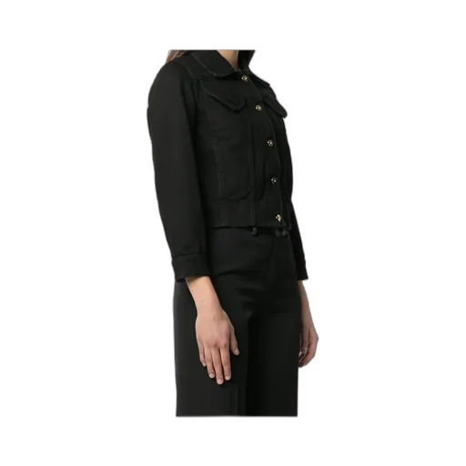 Patou Logo Embroidered Denim Jacket