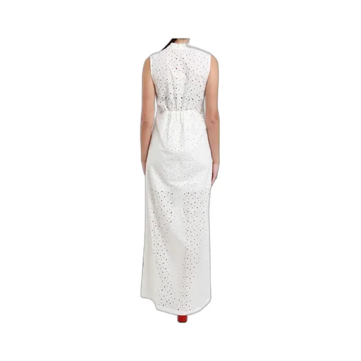 V-Neck Sleeveless Dress
