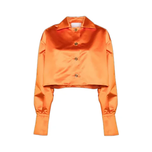 Satin Cropped Jacket