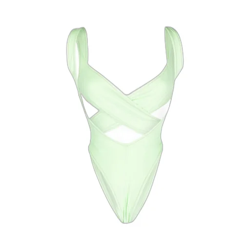 Reina Olga Exotica Cut-Out Open Back Swimsuit