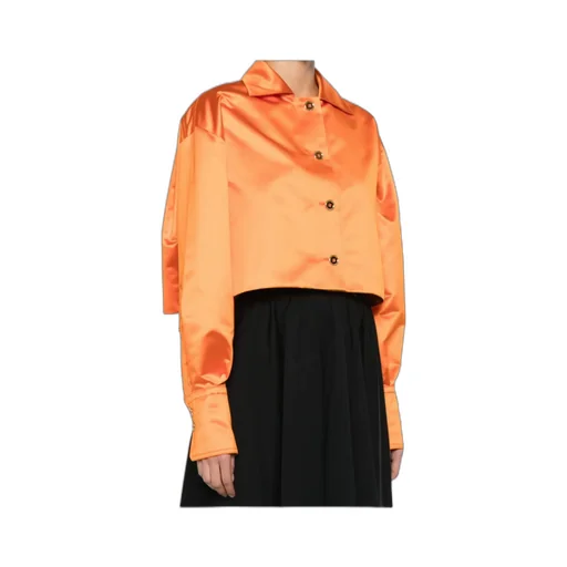 Satin Cropped Jacket