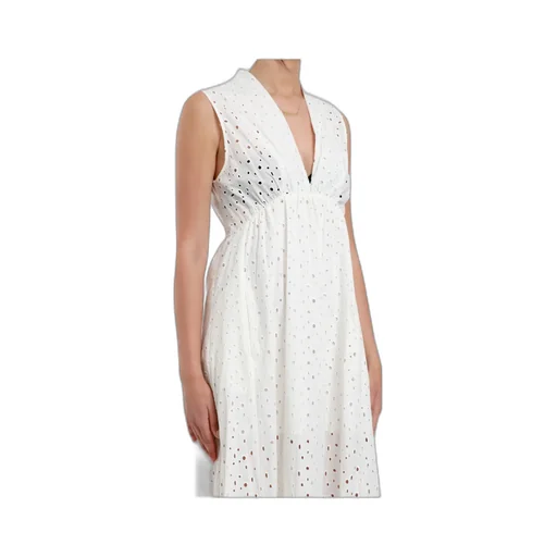 V-Neck Sleeveless Dress