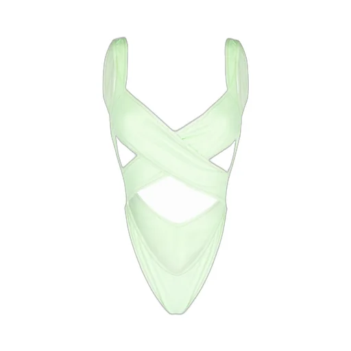Reina Olga Exotica Cut-Out Open Back Swimsuit