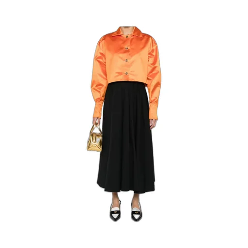 Satin Cropped Jacket