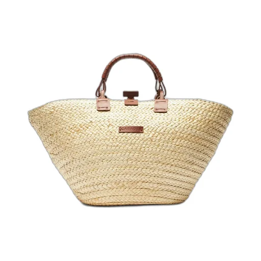 Casadei Panarea Logo Patch Tote Bag