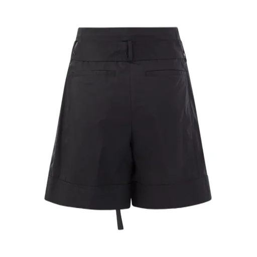 Peserico Pleated High-Waist Shorts