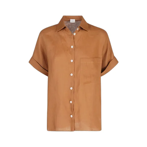 Eleventy Short-Sleeved Button-Up Shirt