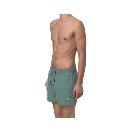 Drawstring Waist Swim Shorts