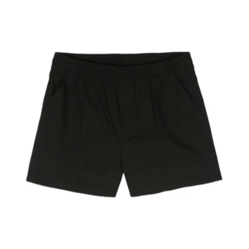 Pressed-Crease Poplin Shorts