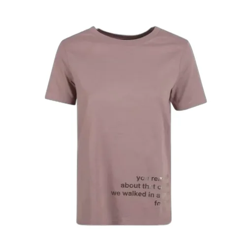 's Max Mara Slogan Printed Crewneck T-Shirt