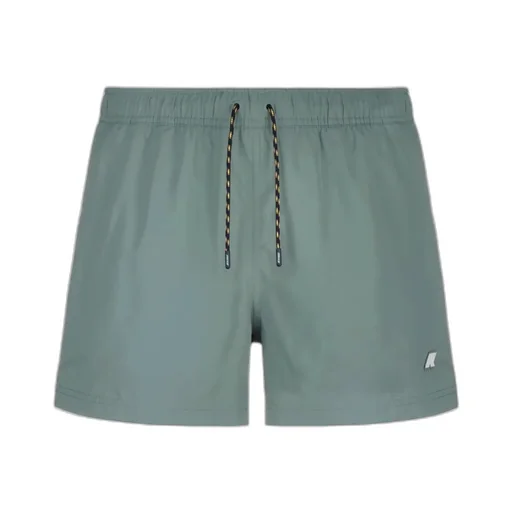 Drawstring Waist Swim Shorts