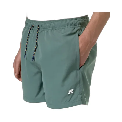 Drawstring Waist Swim Shorts