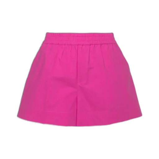 Elasticated-Waist Cotton Shorts