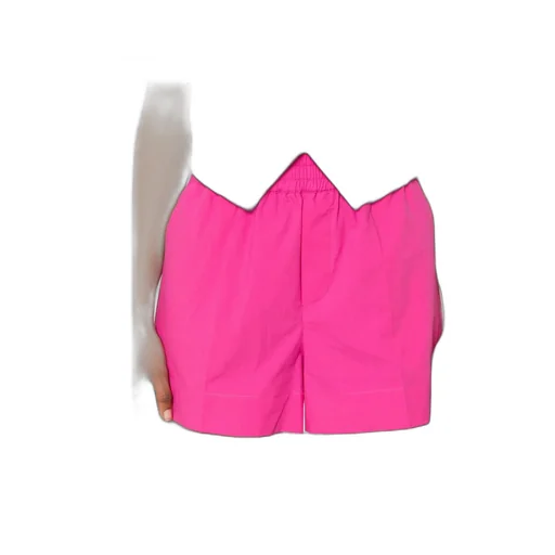 Elasticated-Waist Cotton Shorts