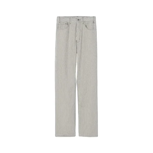 Striped Denim Trousers