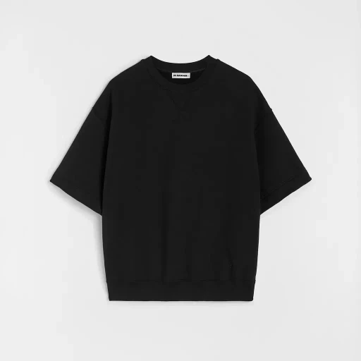 Cotton Terry Crew-Neck T-Shirt