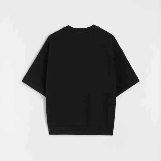 Cotton Terry Crew-Neck T-Shirt