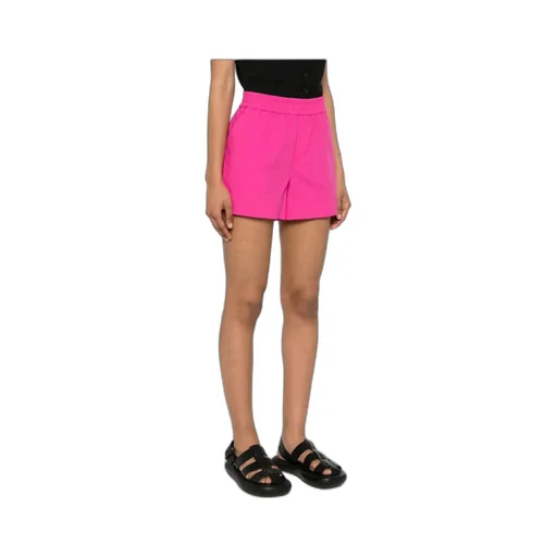 Elasticated-Waist Cotton Shorts