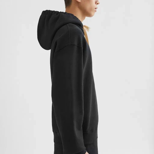 Cotton Terry Hooded Sweatshirt