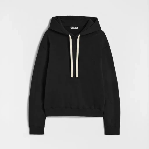 Cotton Terry Hooded Sweatshirt