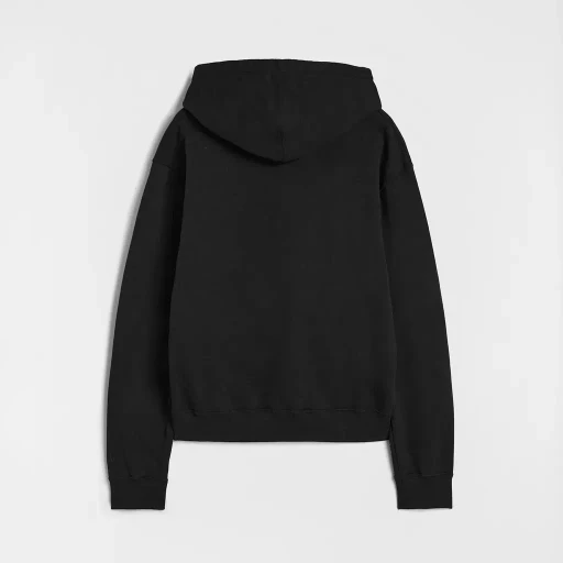 Cotton Terry Hooded Sweatshirt