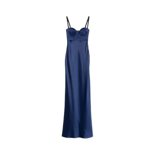 Matelassé Detailed Maxi Dress