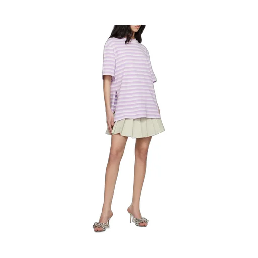 Paco Rabanne Striped Jersey Oversized T-Shirt