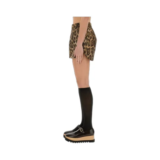 Stella Mccartney Leopard Printed Shorts