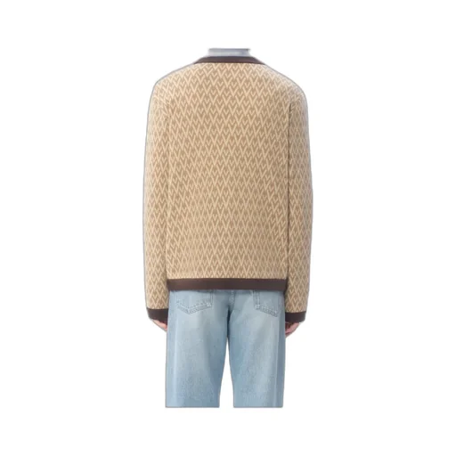 Valentino Toute La V Straight Hem Cardigan