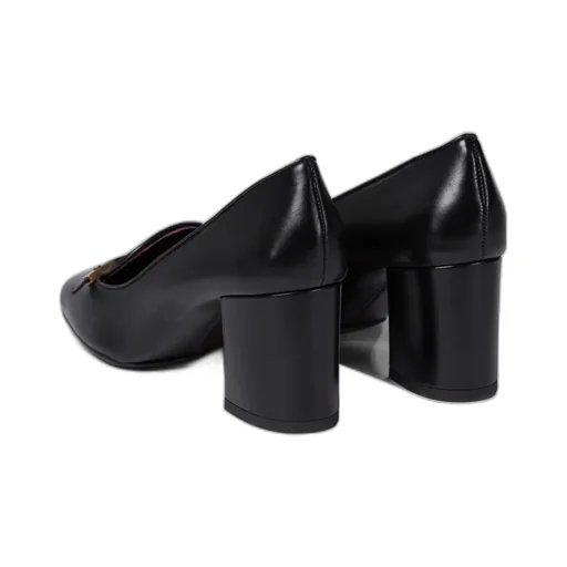 Khaite Round Toe Loafer Pumps