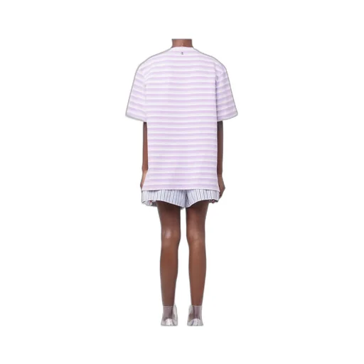 Paco Rabanne Striped Jersey Oversized T-Shirt