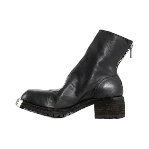 Zippered Short Boots