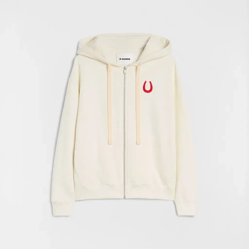 Cotton Terry Zip-Up Sweatshirt