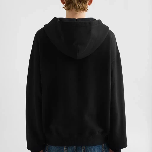 Cotton Terry Zip-Up Sweatshirt