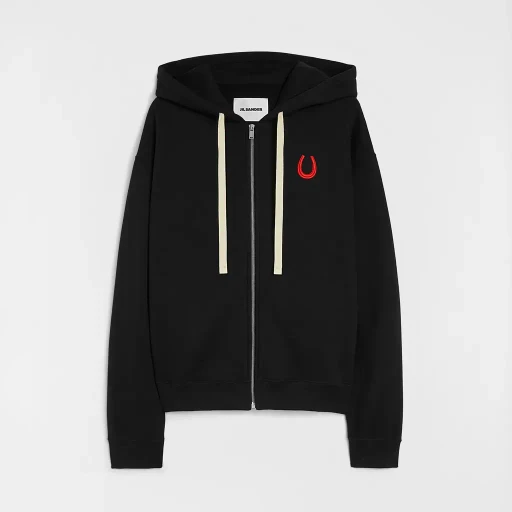 Cotton Terry Zip-Up Sweatshirt