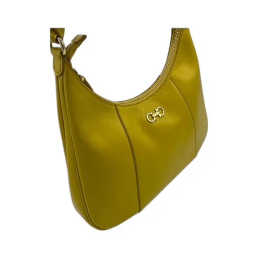 Zippered Shoulder Bag